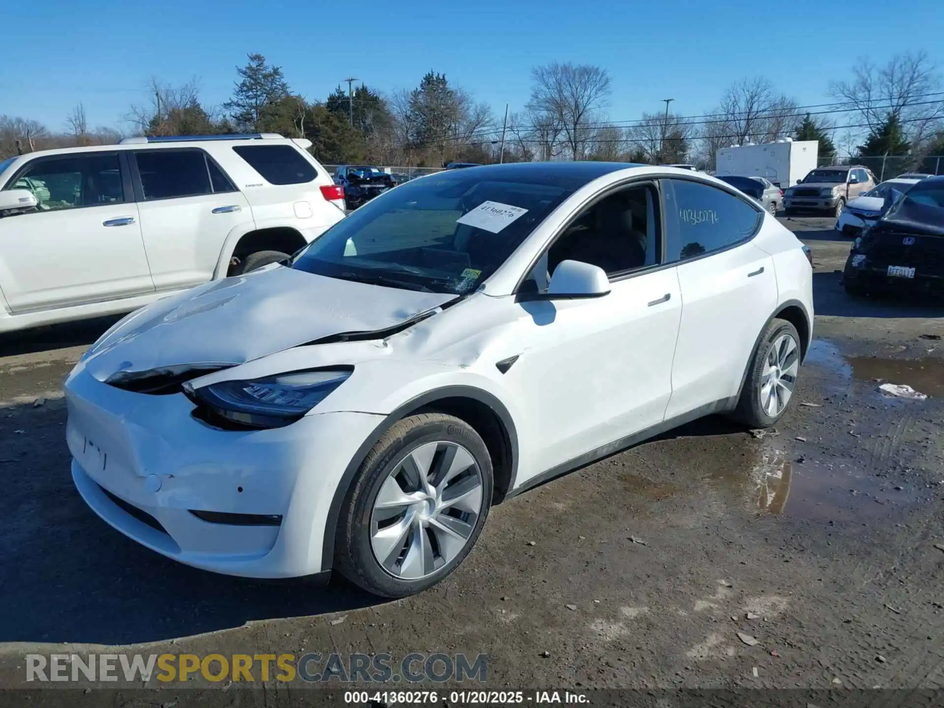 2 Photograph of a damaged car 7SAYGDEE2NF440548 TESLA MODEL Y 2022
