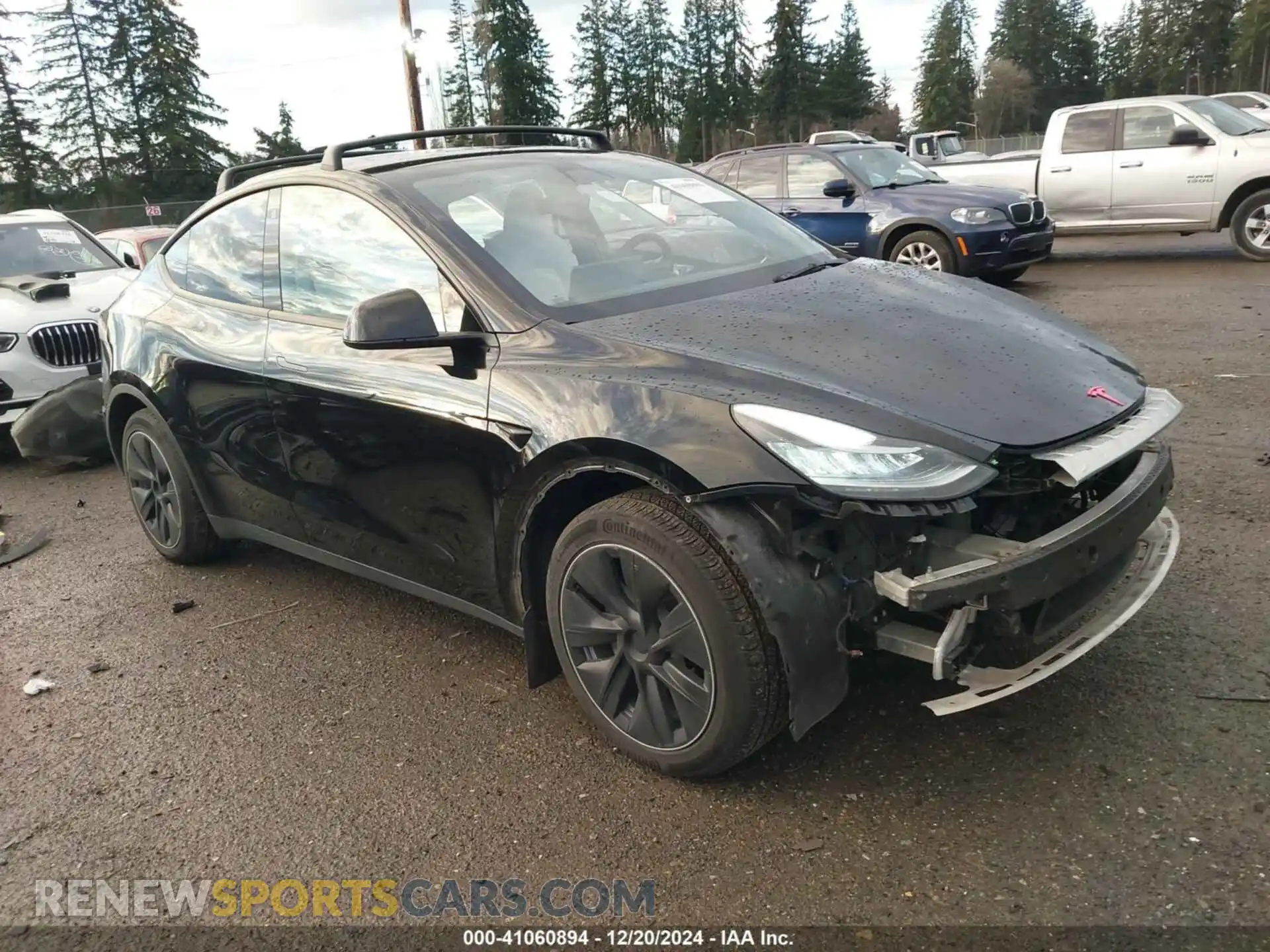 1 Photograph of a damaged car 7SAYGDEE2NF444633 TESLA MODEL Y 2022