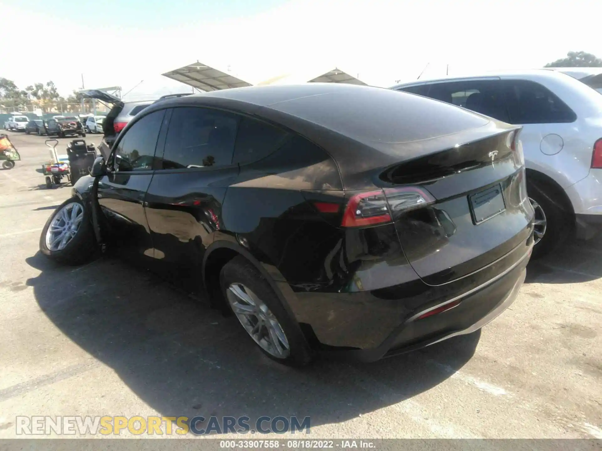 3 Photograph of a damaged car 7SAYGDEE2NF447516 TESLA MODEL Y 2022