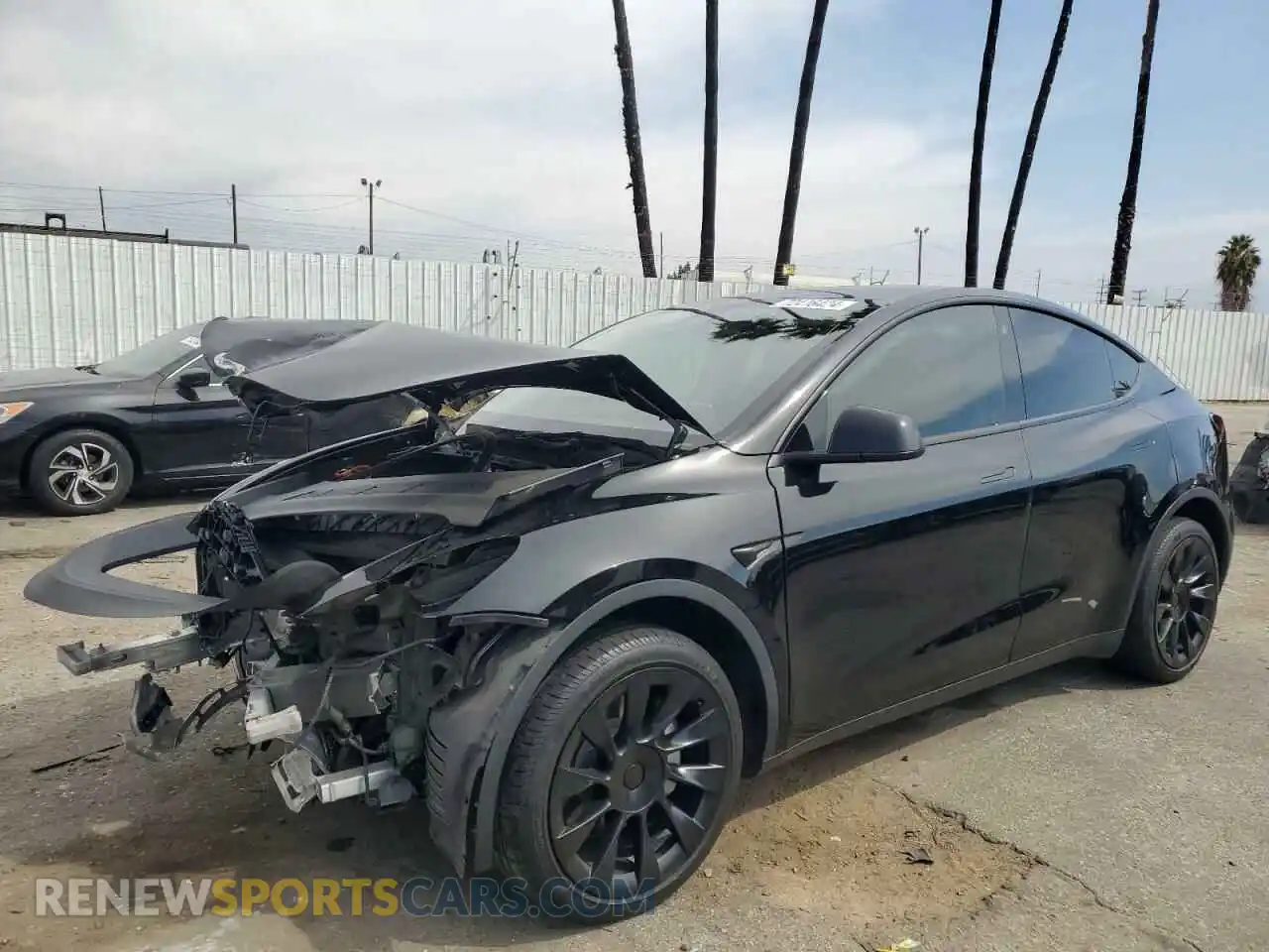 1 Photograph of a damaged car 7SAYGDEE2NF447676 TESLA MODEL Y 2022