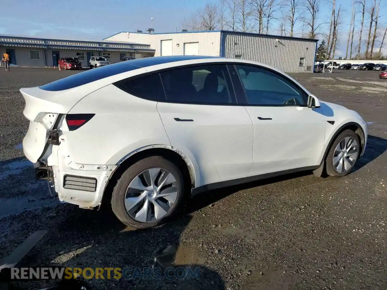 3 Photograph of a damaged car 7SAYGDEE2NF458516 TESLA MODEL Y 2022