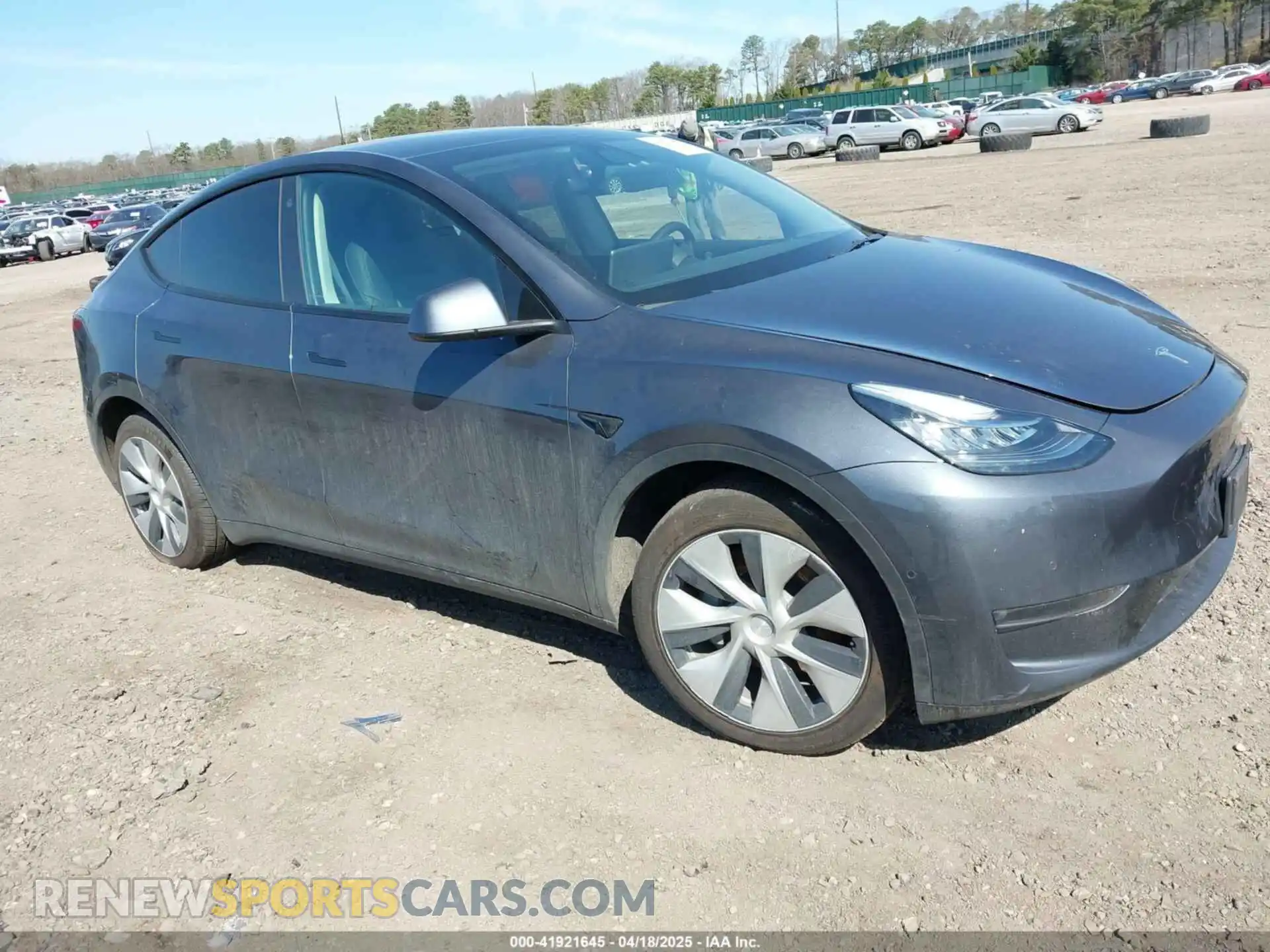 1 Photograph of a damaged car 7SAYGDEE2NF460945 TESLA MODEL Y 2022