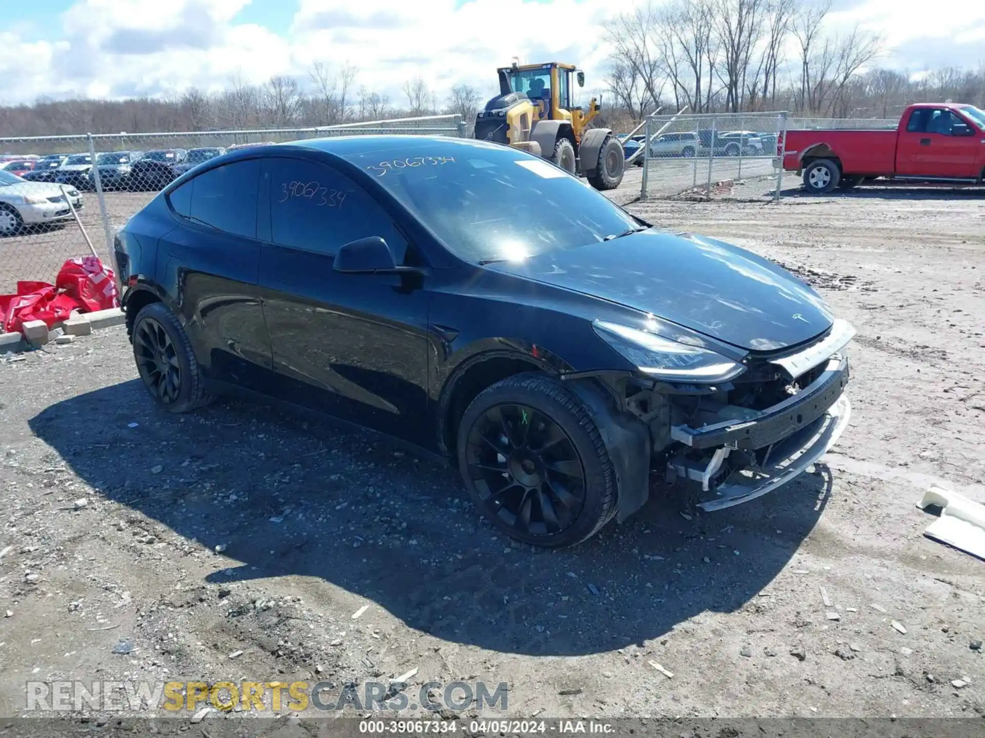 1 Photograph of a damaged car 7SAYGDEE2NF480936 TESLA MODEL Y 2022