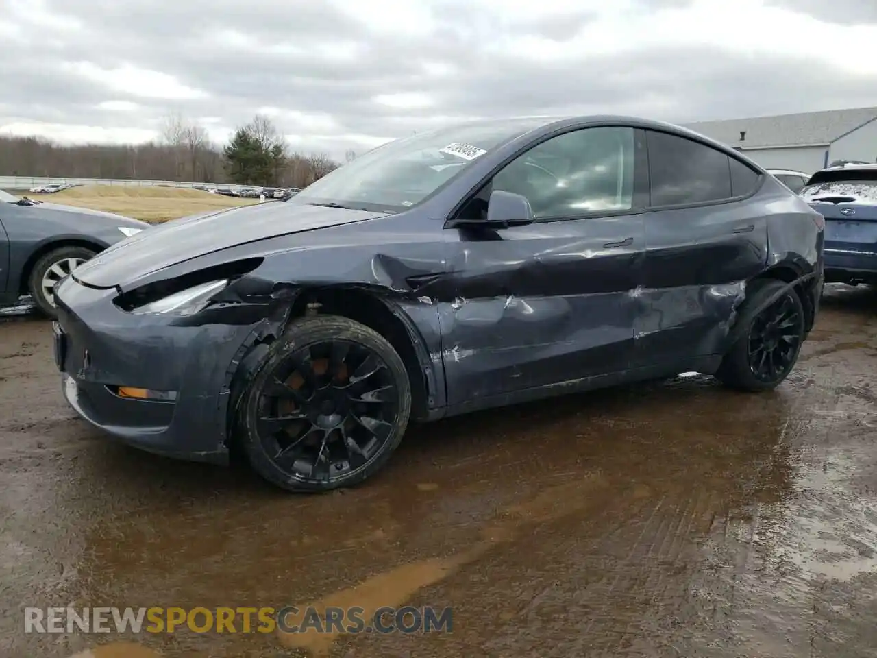 1 Photograph of a damaged car 7SAYGDEE2NF481388 TESLA MODEL Y 2022