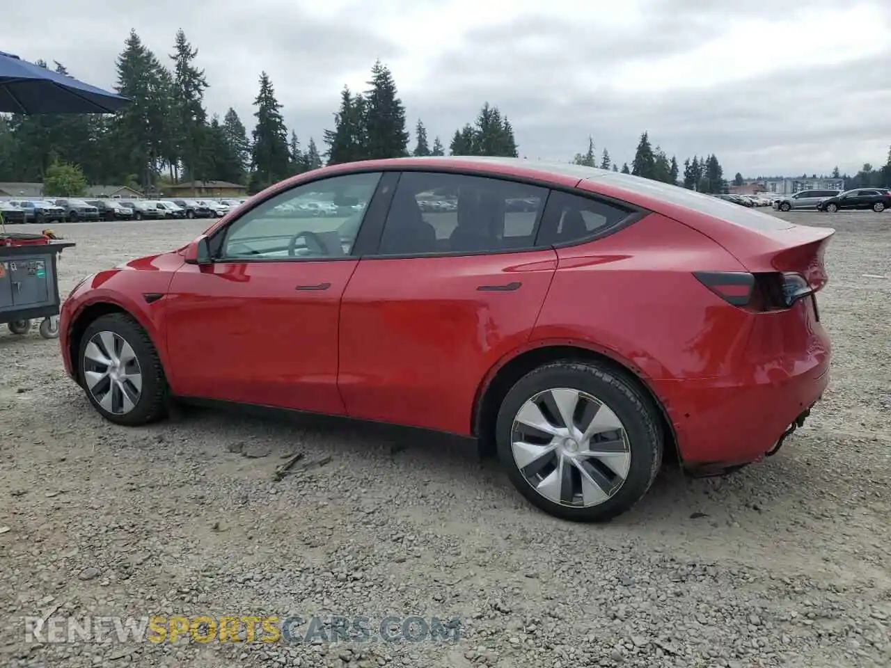 2 Photograph of a damaged car 7SAYGDEE2NF504457 TESLA MODEL Y 2022