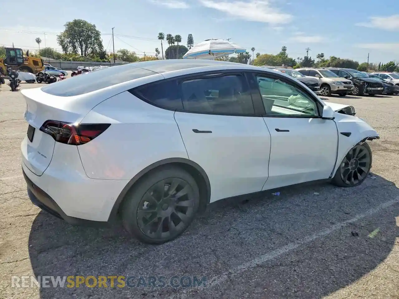 3 Photograph of a damaged car 7SAYGDEE2NF553559 TESLA MODEL Y 2022
