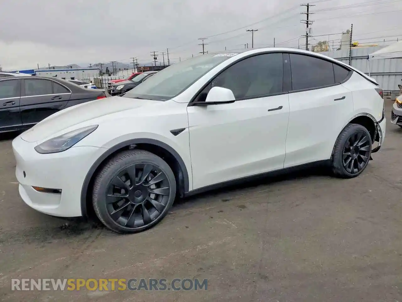 1 Photograph of a damaged car 7SAYGDEE2NF556073 TESLA MODEL Y 2022