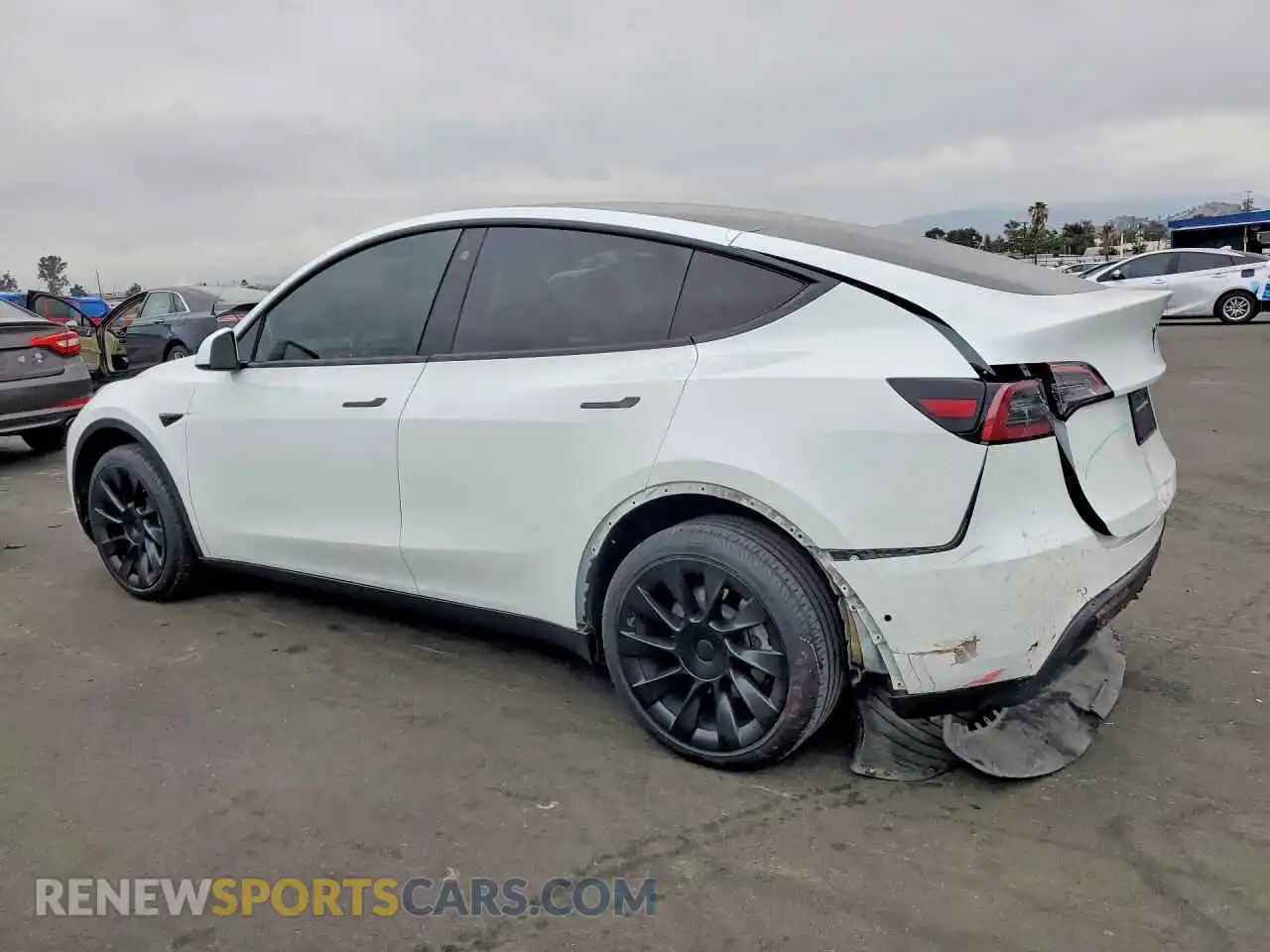 2 Photograph of a damaged car 7SAYGDEE2NF556073 TESLA MODEL Y 2022