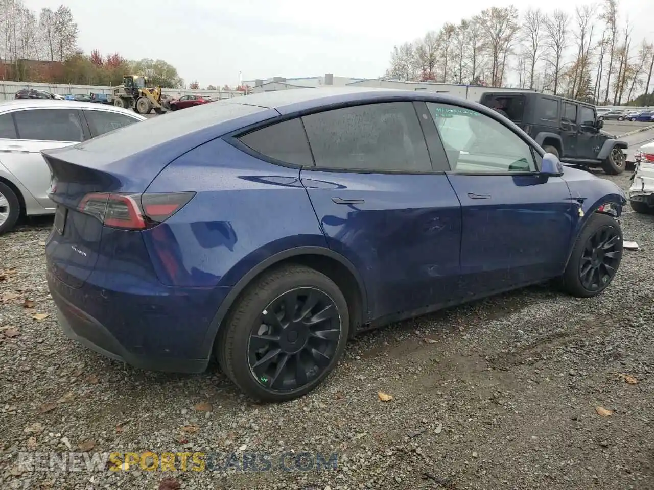 3 Photograph of a damaged car 7SAYGDEE2NF558941 TESLA MODEL Y 2022