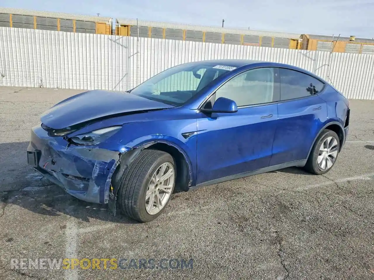 1 Фотография поврежденного автомобиля 7SAYGDEE2NF559457 TESLA MODEL Y 2022