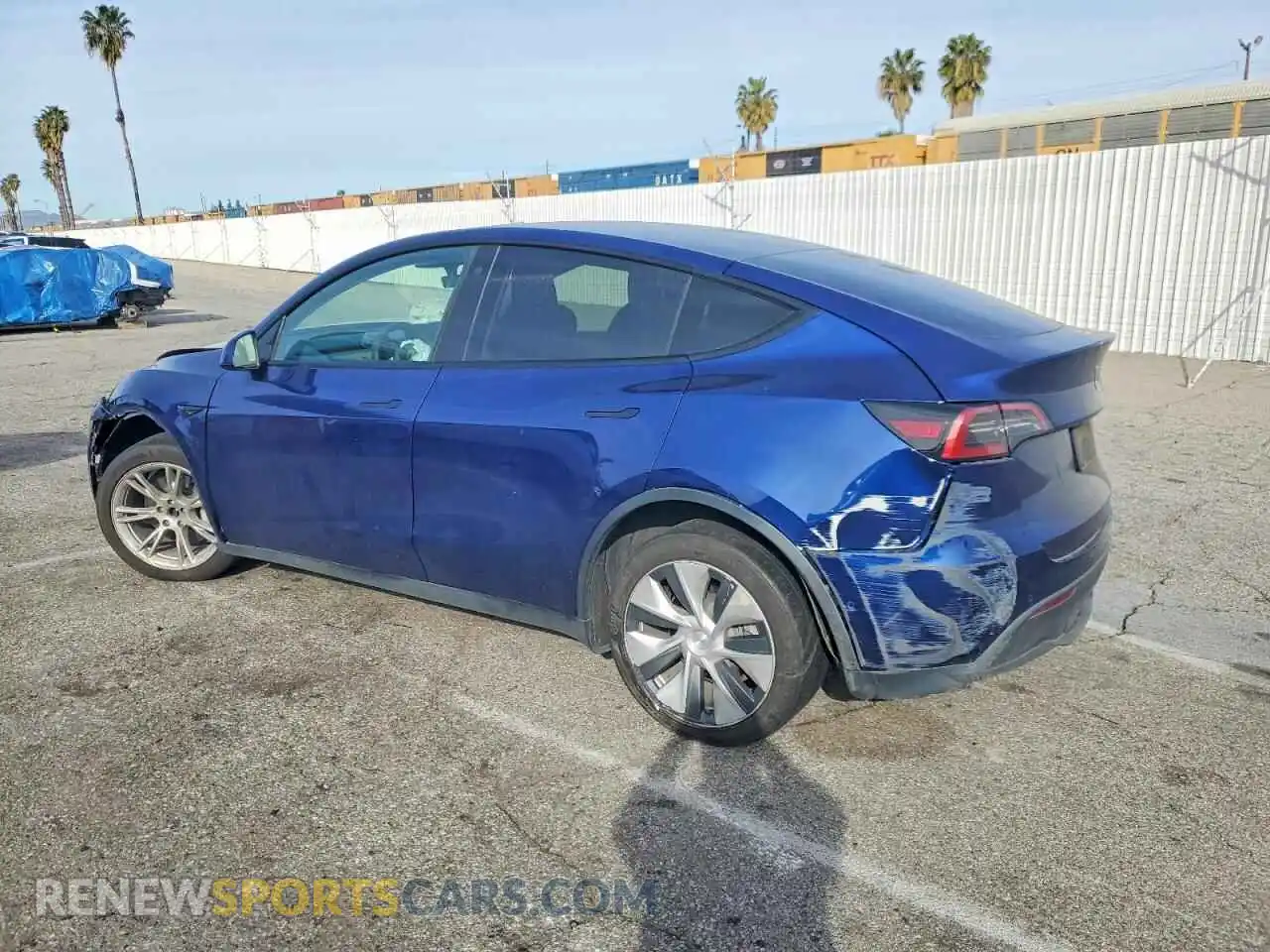 2 Фотография поврежденного автомобиля 7SAYGDEE2NF559457 TESLA MODEL Y 2022