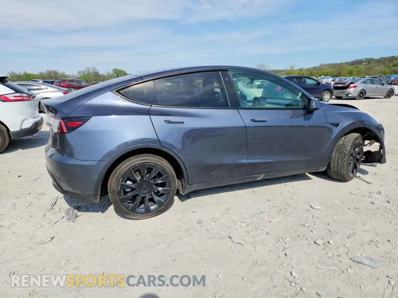 3 Photograph of a damaged car 7SAYGDEE2NF574931 TESLA MODEL Y 2022