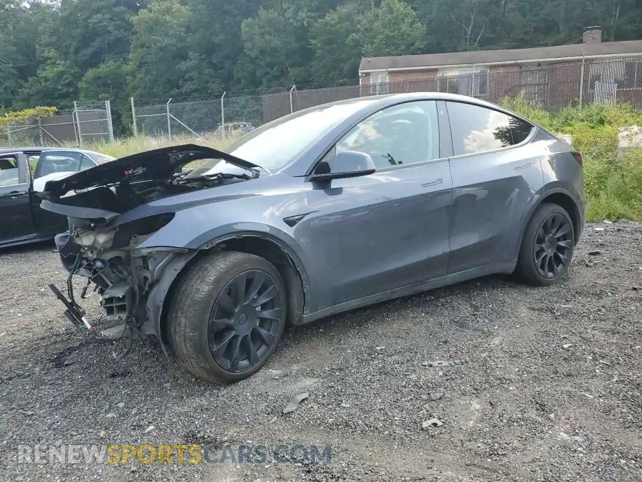 1 Фотография поврежденного автомобиля 7SAYGDEE3NA009004 TESLA MODEL Y 2022