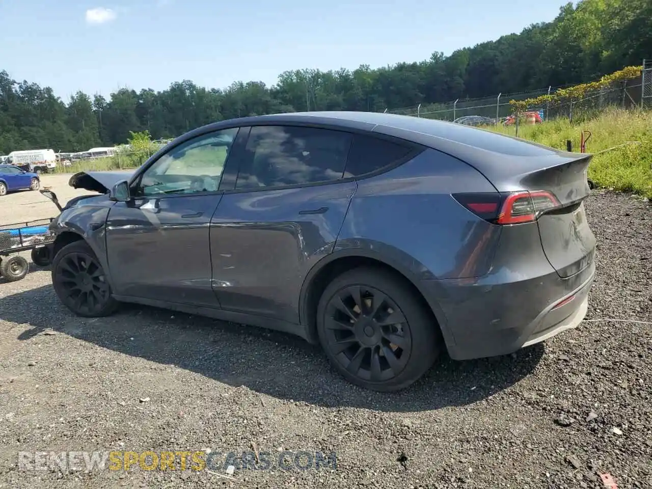 2 Фотография поврежденного автомобиля 7SAYGDEE3NA009004 TESLA MODEL Y 2022