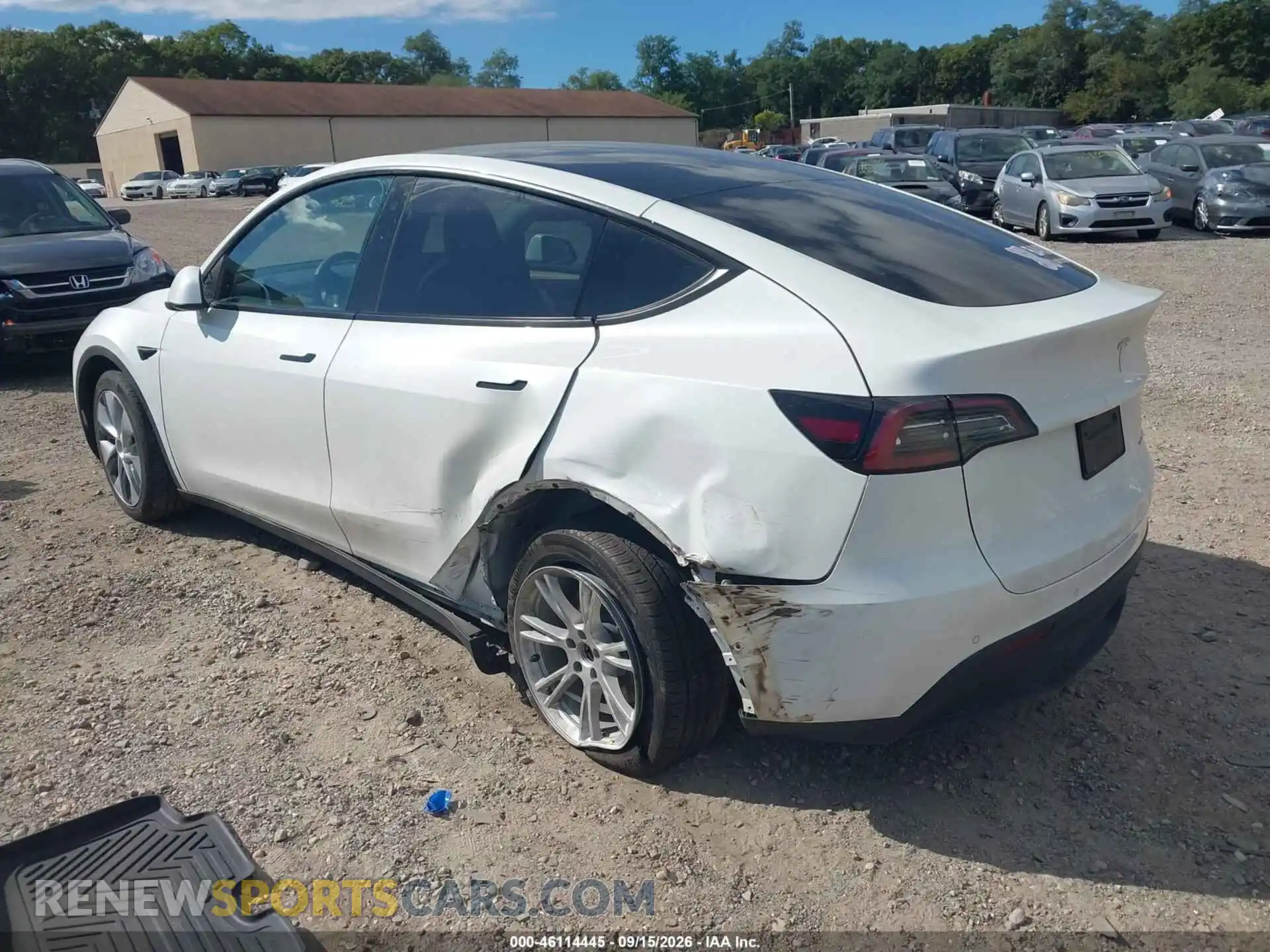 3 fotografías del automóvil dañado 7SAYGDEE3NA012419 TESLA MODEL Y 2022