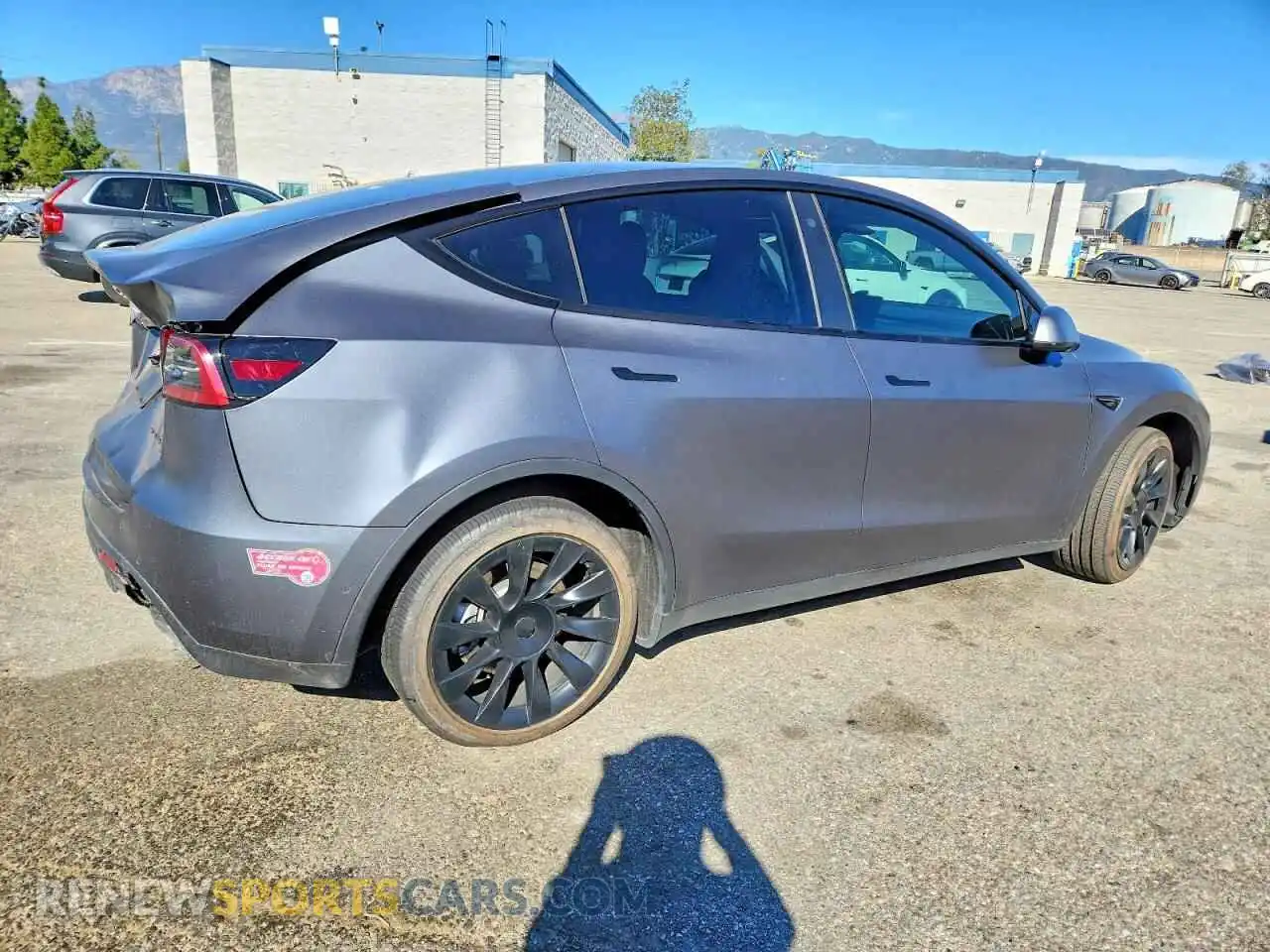 3 Фотография поврежденного автомобиля 7SAYGDEE3NA021752 TESLA MODEL Y 2022