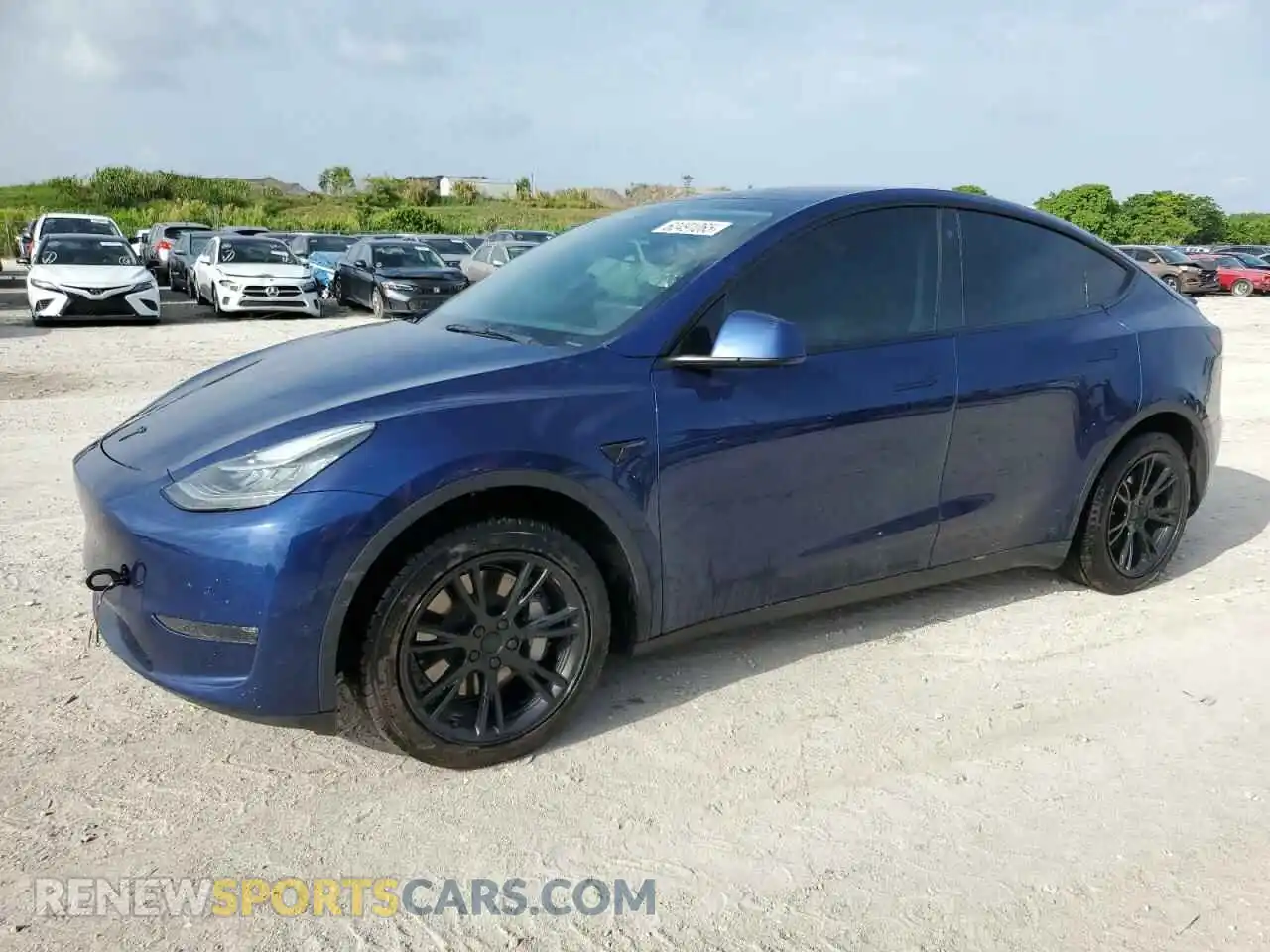 1 Фотография поврежденного автомобиля 7SAYGDEE3NF309659 TESLA MODEL Y 2022
