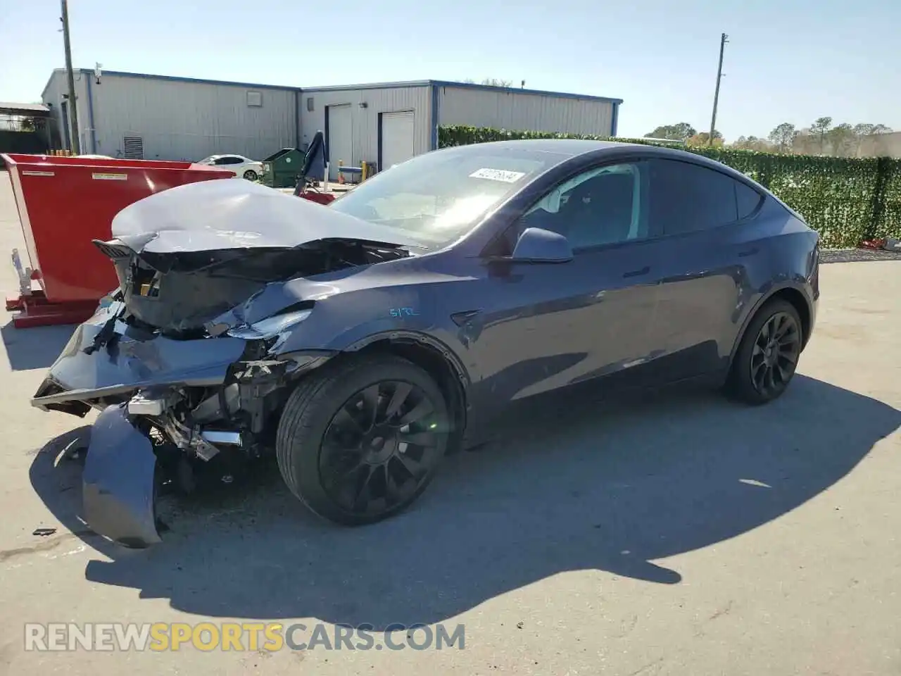 1 Photograph of a damaged car 7SAYGDEE3NF311282 TESLA MODEL Y 2022