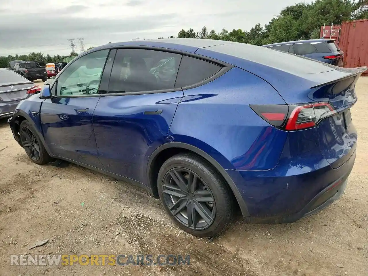 2 Photograph of a damaged car 7SAYGDEE3NF317583 TESLA MODEL Y 2022