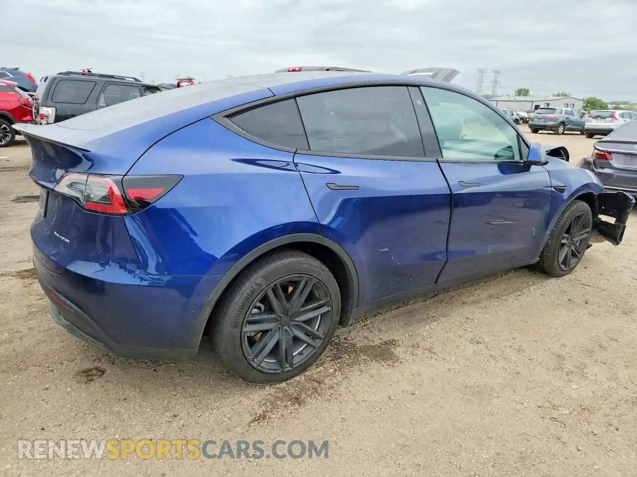 3 Photograph of a damaged car 7SAYGDEE3NF317583 TESLA MODEL Y 2022