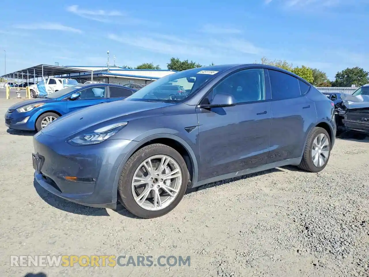 1 Photograph of a damaged car 7SAYGDEE3NF328504 TESLA MODEL Y 2022