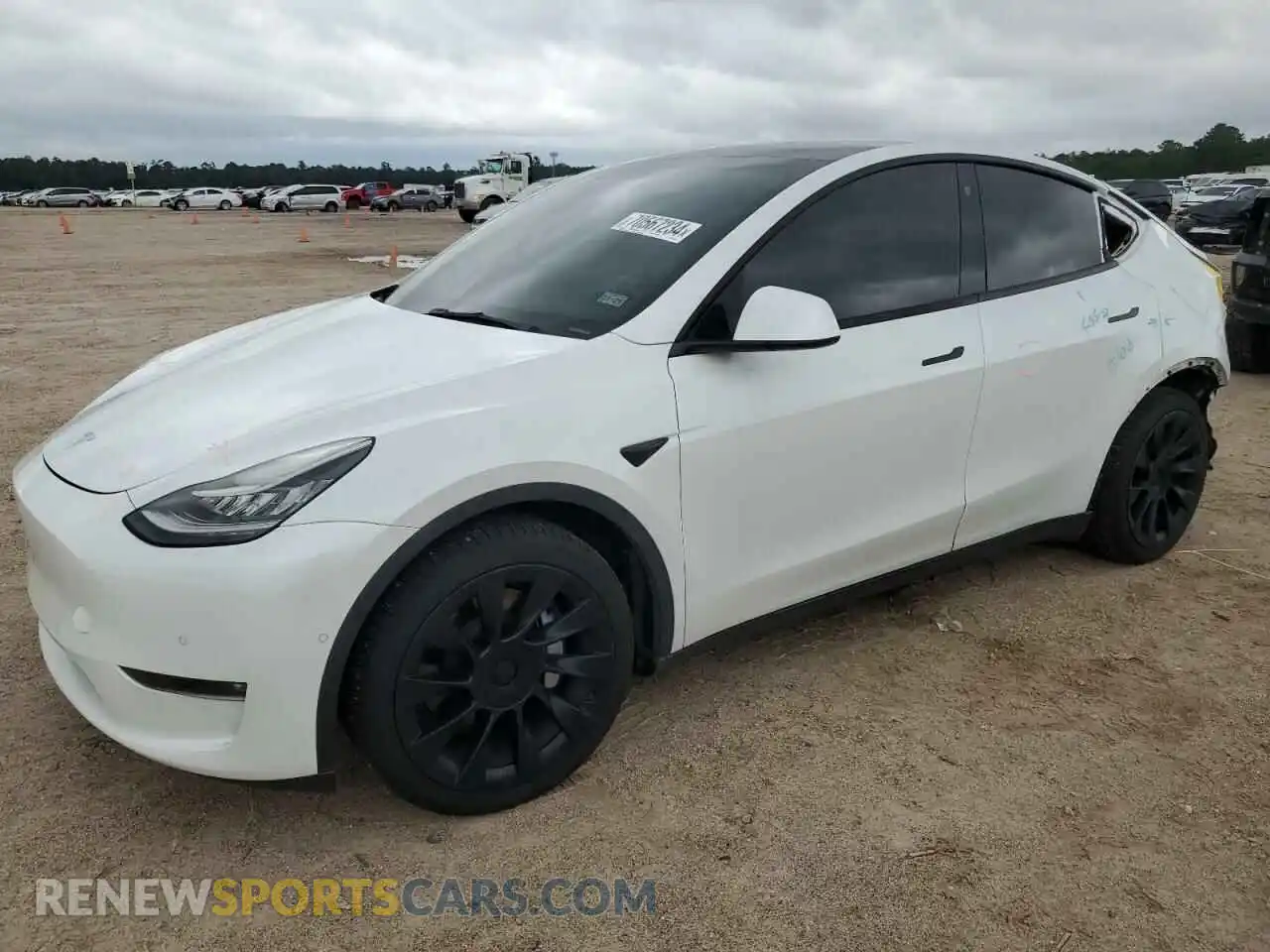 1 Photograph of a damaged car 7SAYGDEE3NF331483 TESLA MODEL Y 2022
