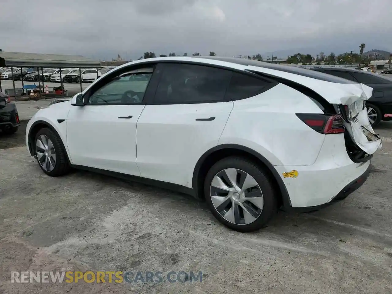 2 Photograph of a damaged car 7SAYGDEE3NF332035 TESLA MODEL Y 2022