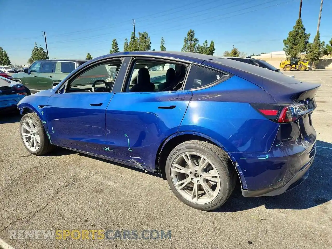 2 Photograph of a damaged car 7SAYGDEE3NF345884 TESLA MODEL Y 2022