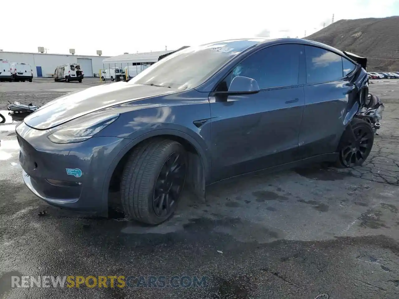 1 Photograph of a damaged car 7SAYGDEE3NF350177 TESLA MODEL Y 2022