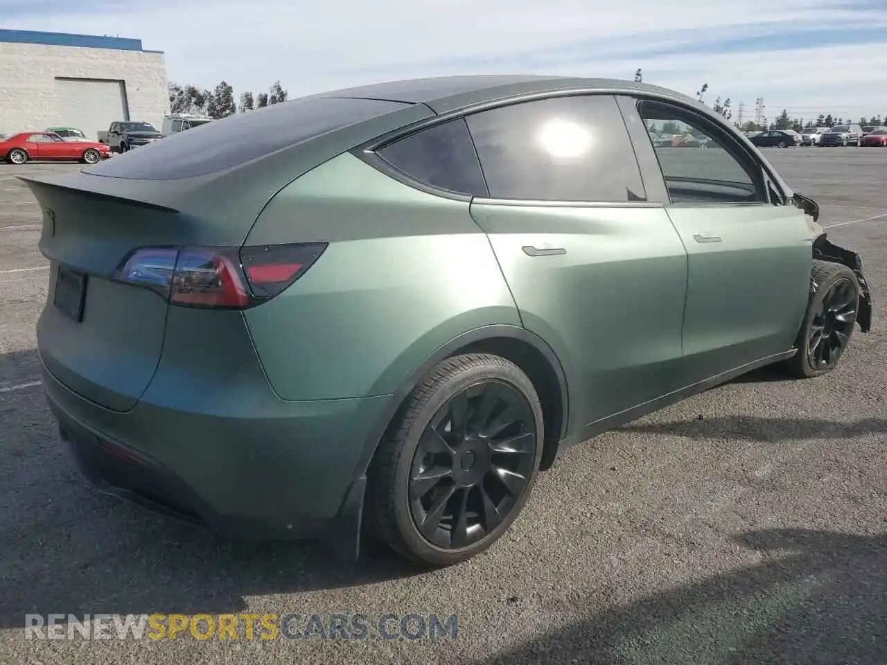 3 Фотография поврежденного автомобиля 7SAYGDEE3NF351619 TESLA MODEL Y 2022