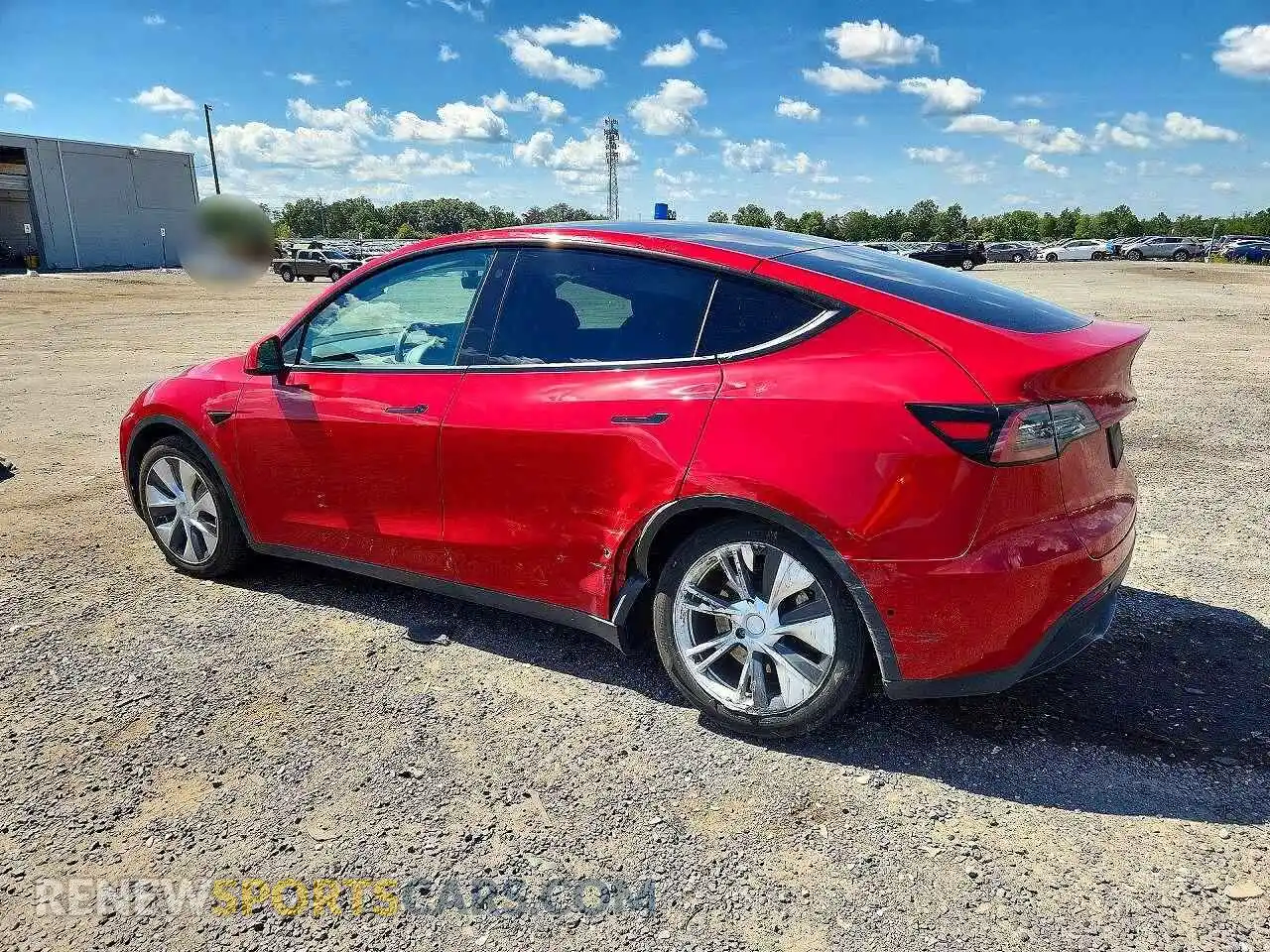 2 Photograph of a damaged car 7SAYGDEE3NF354021 TESLA MODEL Y 2022