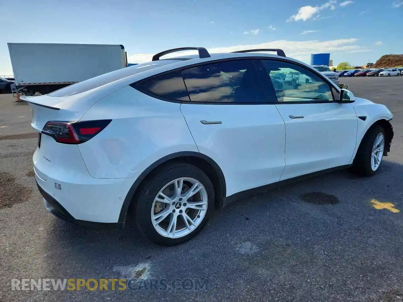 3 Photograph of a damaged car 7SAYGDEE3NF361616 TESLA MODEL Y 2022