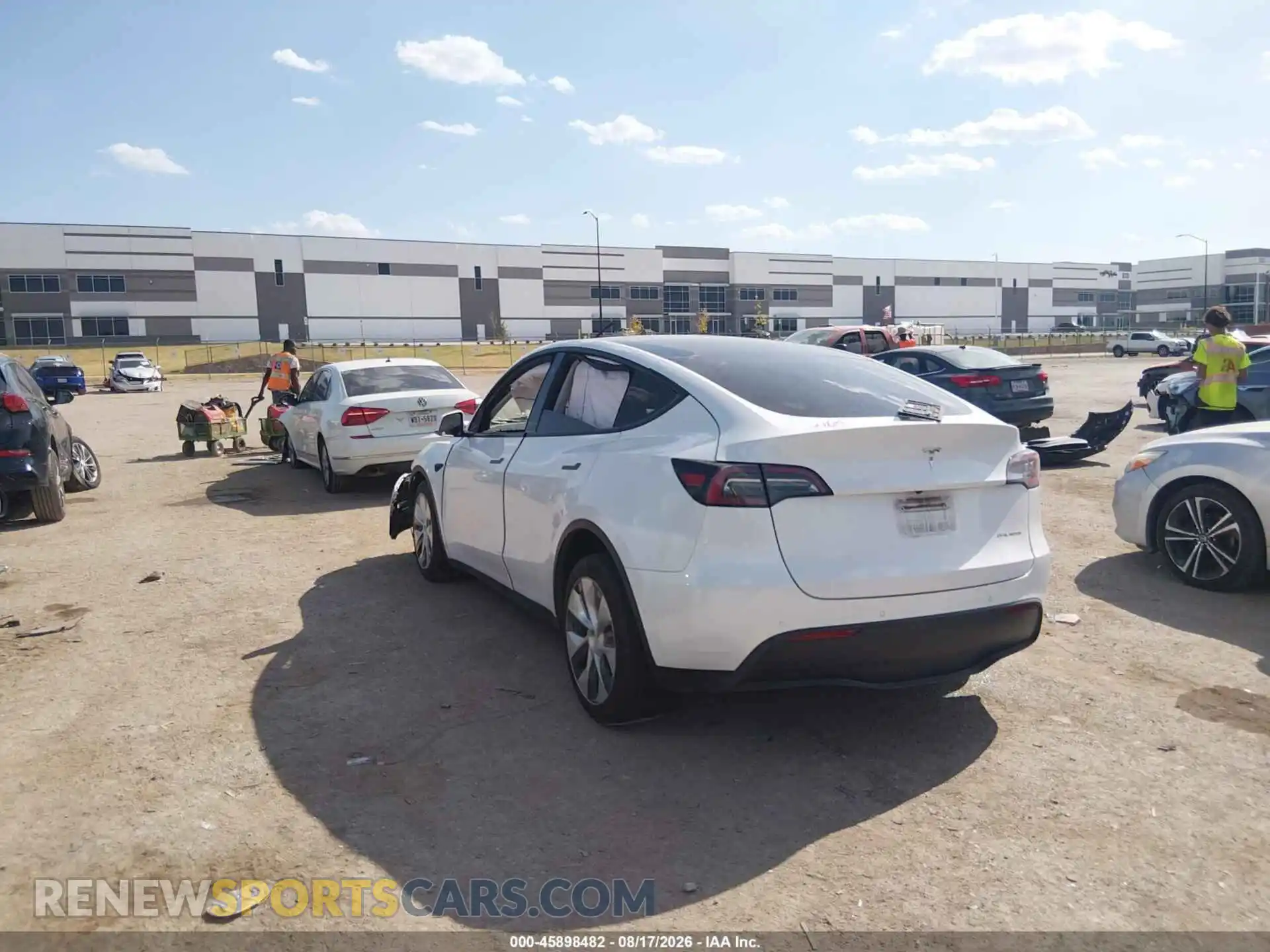 3 Photograph of a damaged car 7SAYGDEE3NF365147 TESLA MODEL Y 2022