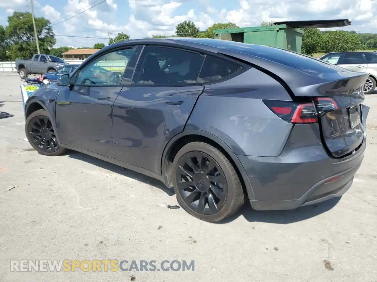 2 Photograph of a damaged car 7SAYGDEE3NF368761 TESLA MODEL Y 2022