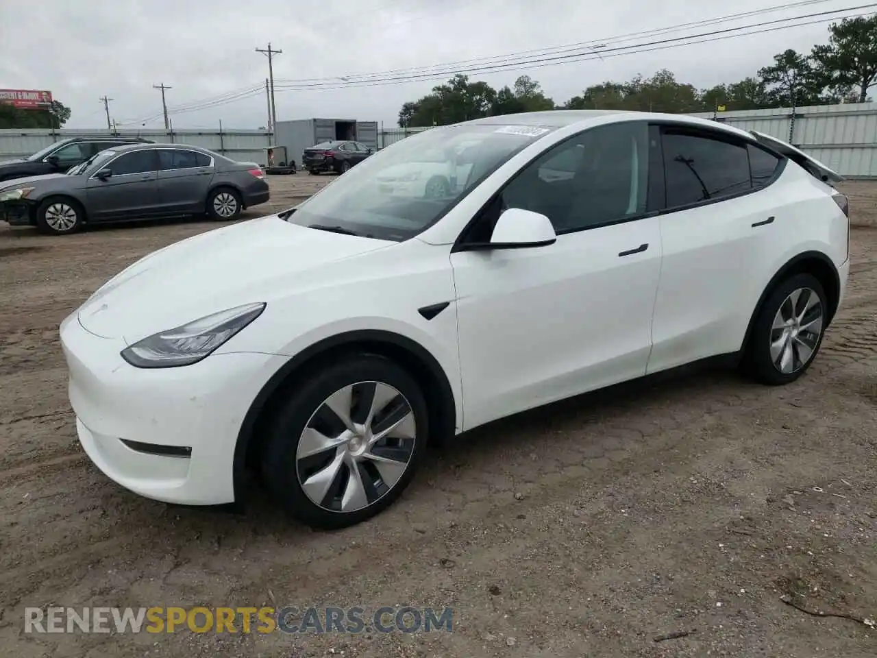 1 Photograph of a damaged car 7SAYGDEE3NF371949 TESLA MODEL Y 2022