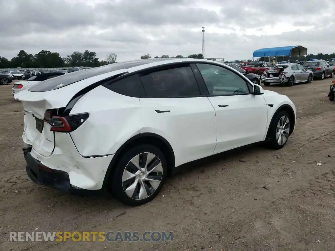 3 Photograph of a damaged car 7SAYGDEE3NF371949 TESLA MODEL Y 2022