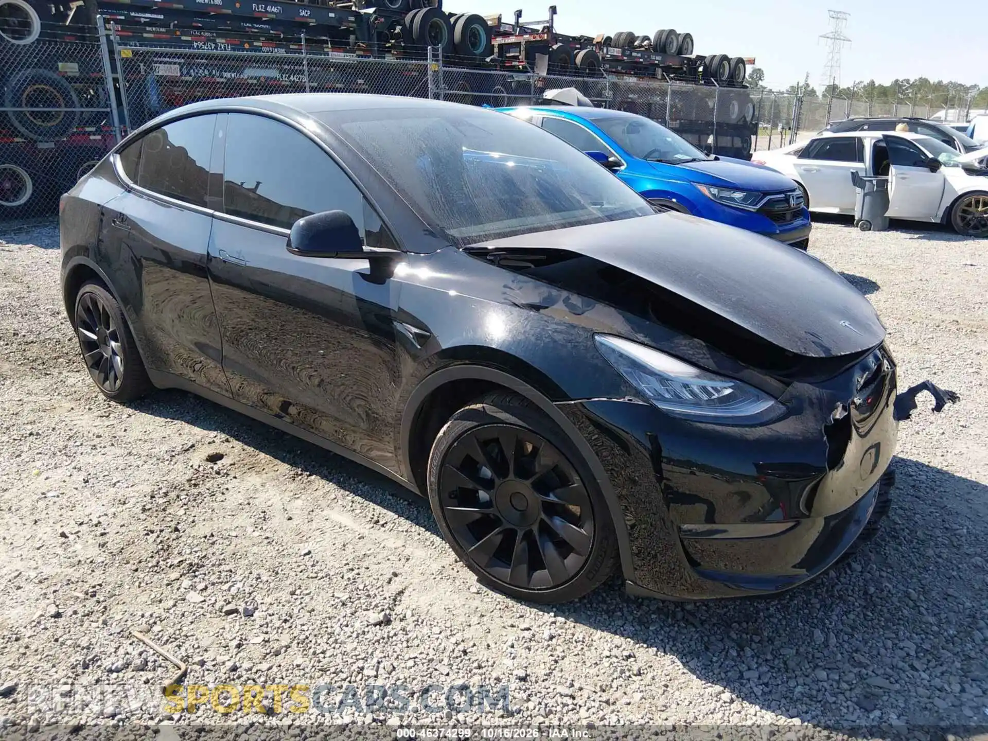 1 fotografías del automóvil dañado 7SAYGDEE3NF374267 TESLA MODEL Y 2022