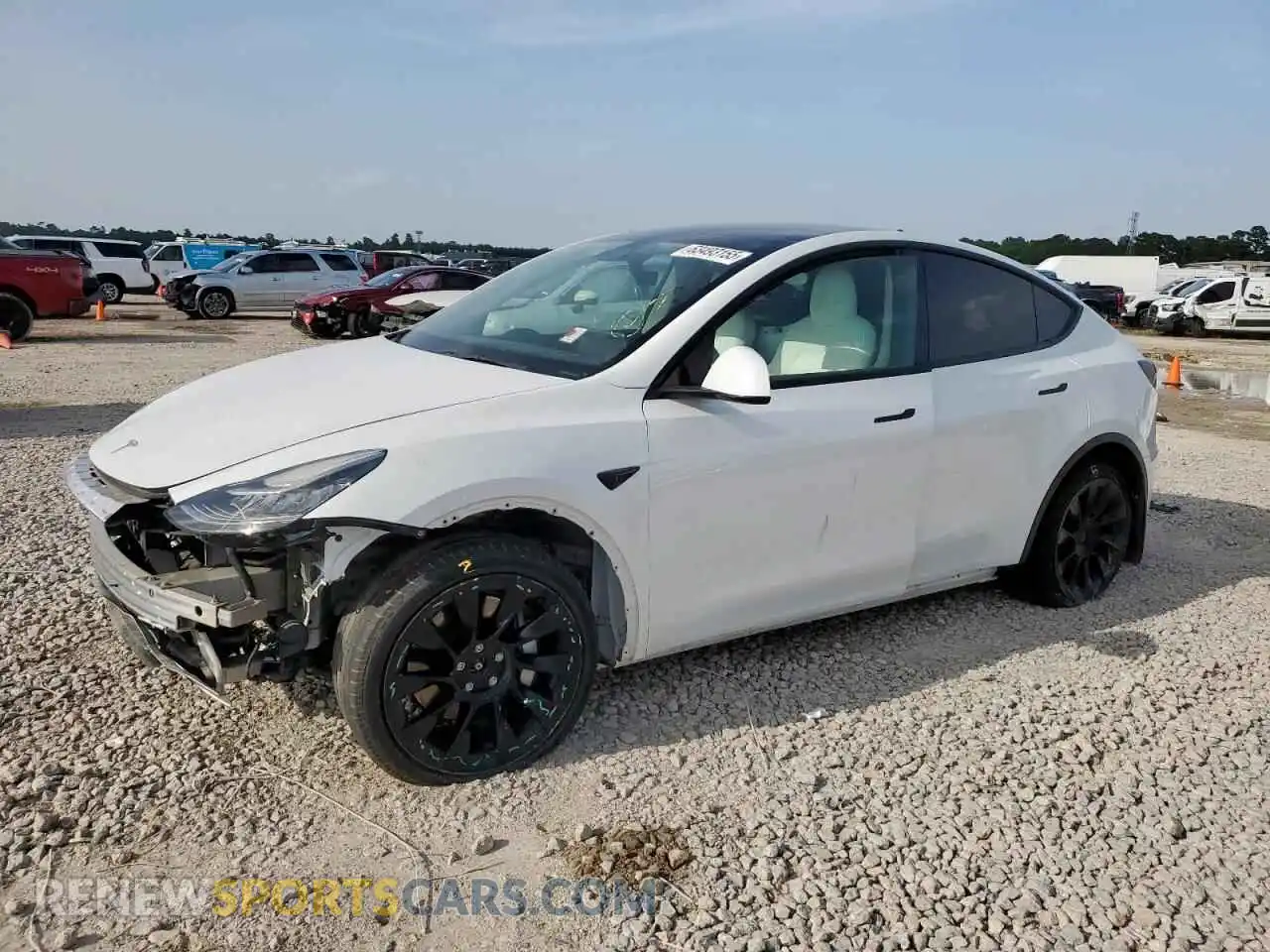 1 Photograph of a damaged car 7SAYGDEE3NF376133 TESLA MODEL Y 2022
