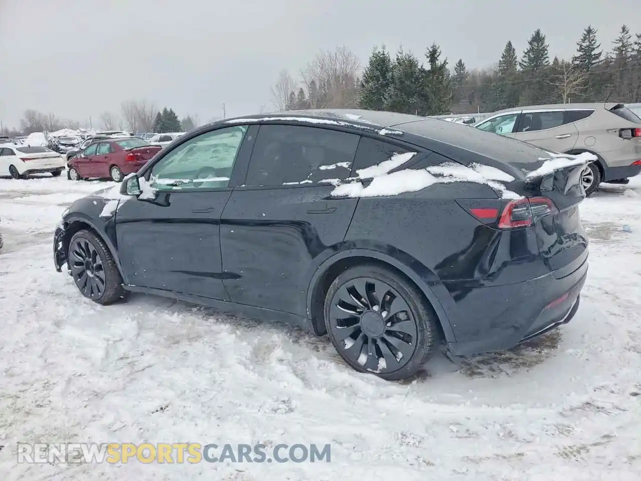 2 Photograph of a damaged car 7SAYGDEE3NF377170 TESLA MODEL Y 2022