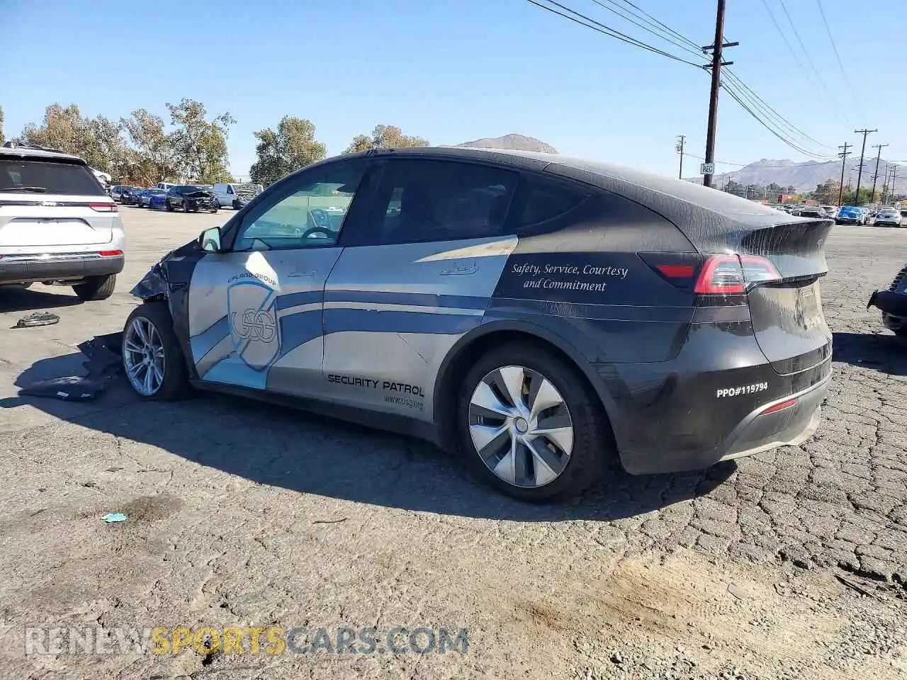 2 Photograph of a damaged car 7SAYGDEE3NF380389 TESLA MODEL Y 2022