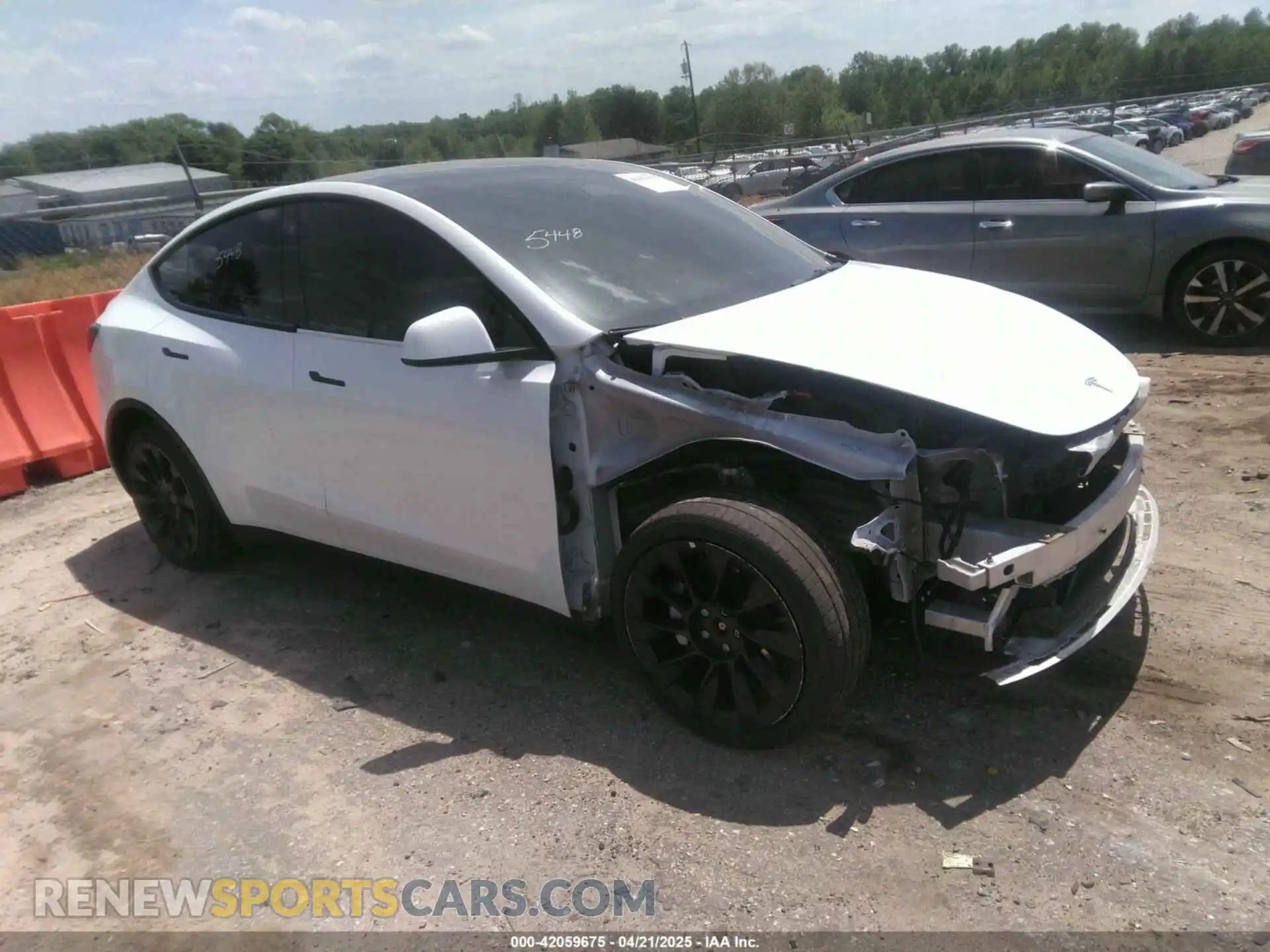 1 Photograph of a damaged car 7SAYGDEE3NF385933 TESLA MODEL Y 2022