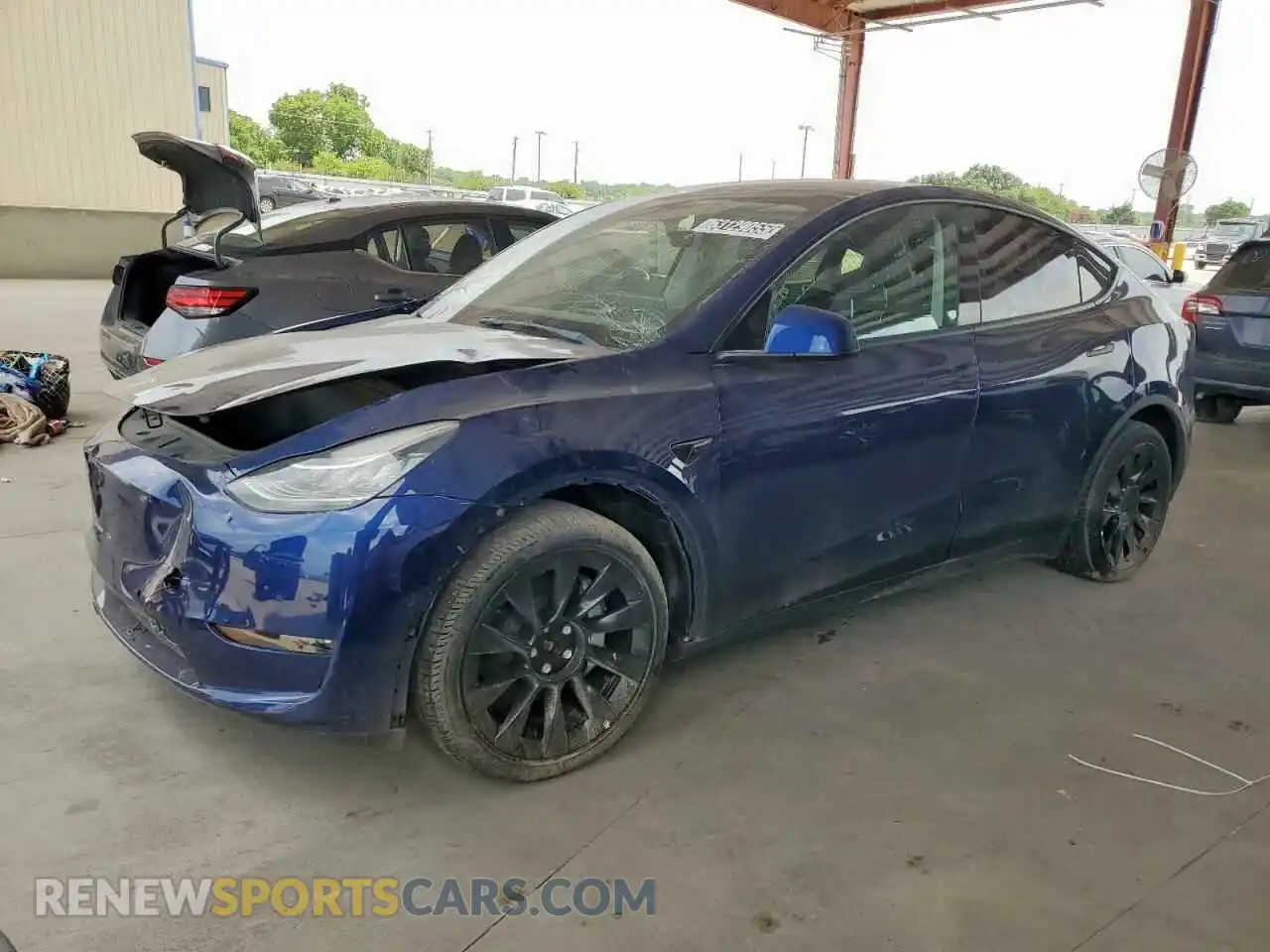 1 Photograph of a damaged car 7SAYGDEE3NF387049 TESLA MODEL Y 2022