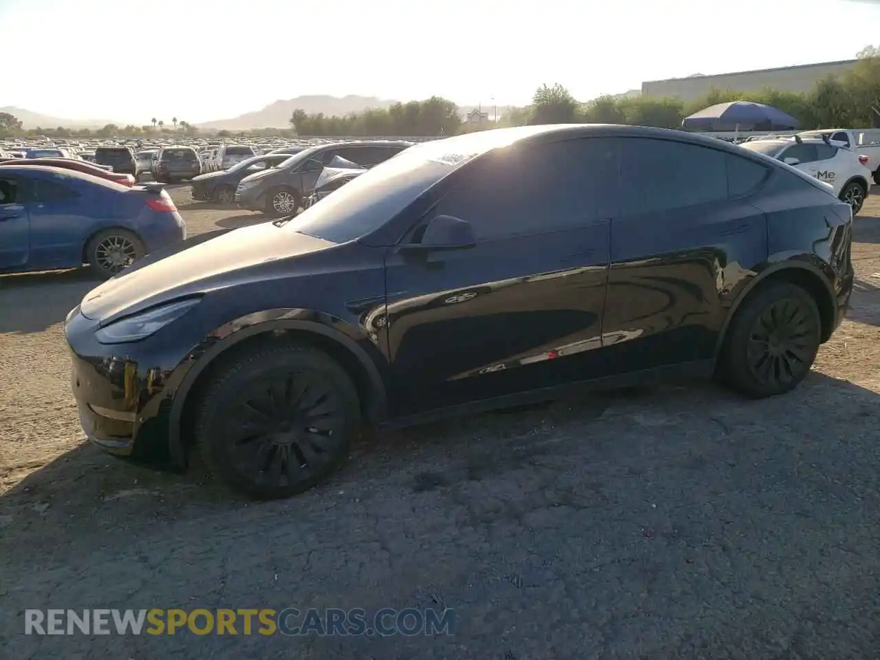 1 Photograph of a damaged car 7SAYGDEE3NF389433 TESLA MODEL Y 2022