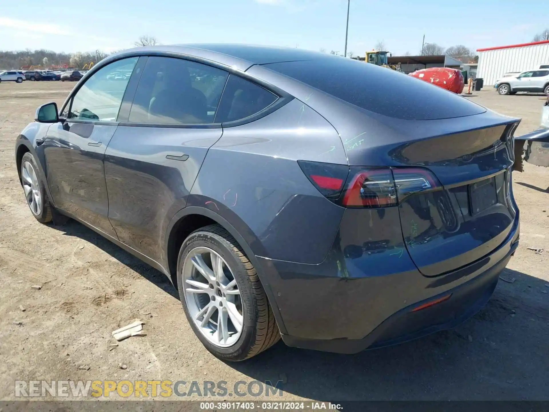 3 Photograph of a damaged car 7SAYGDEE3NF401368 TESLA MODEL Y 2022