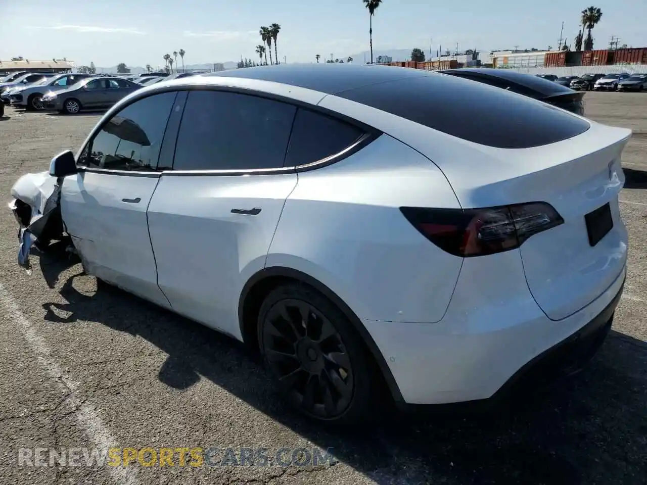 2 Фотография поврежденного автомобиля 7SAYGDEE3NF424259 TESLA MODEL Y 2022