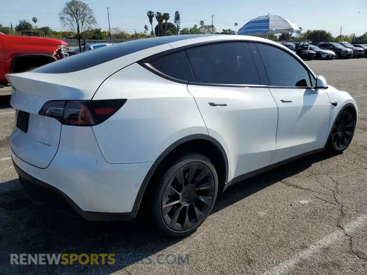 3 Фотография поврежденного автомобиля 7SAYGDEE3NF424259 TESLA MODEL Y 2022