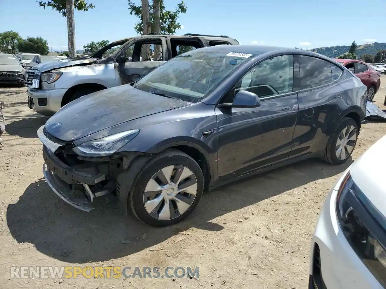 1 Photograph of a damaged car 7SAYGDEE3NF424746 TESLA MODEL Y 2022