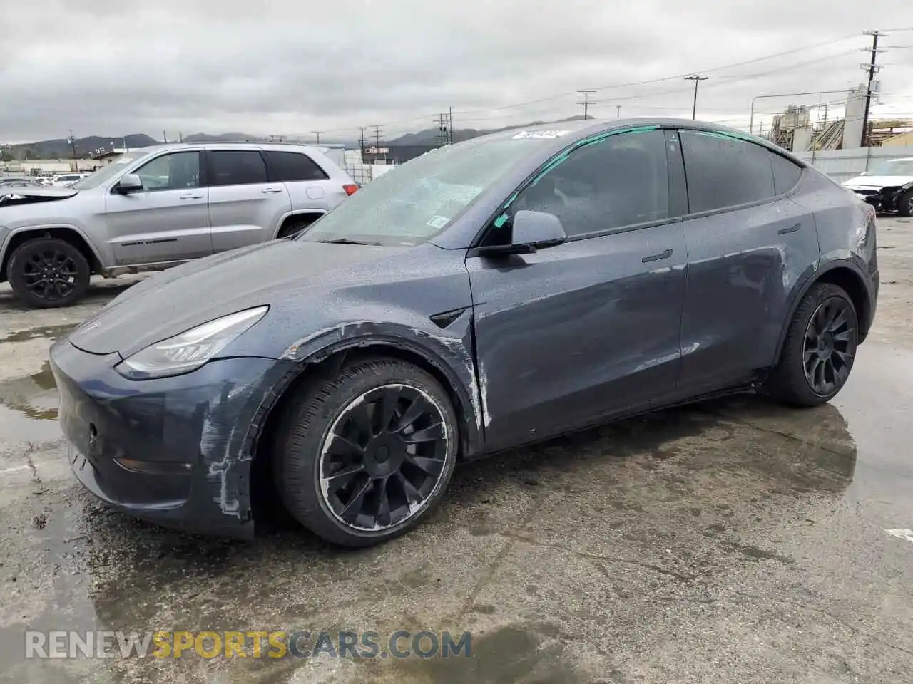 1 Photograph of a damaged car 7SAYGDEE3NF427954 TESLA MODEL Y 2022