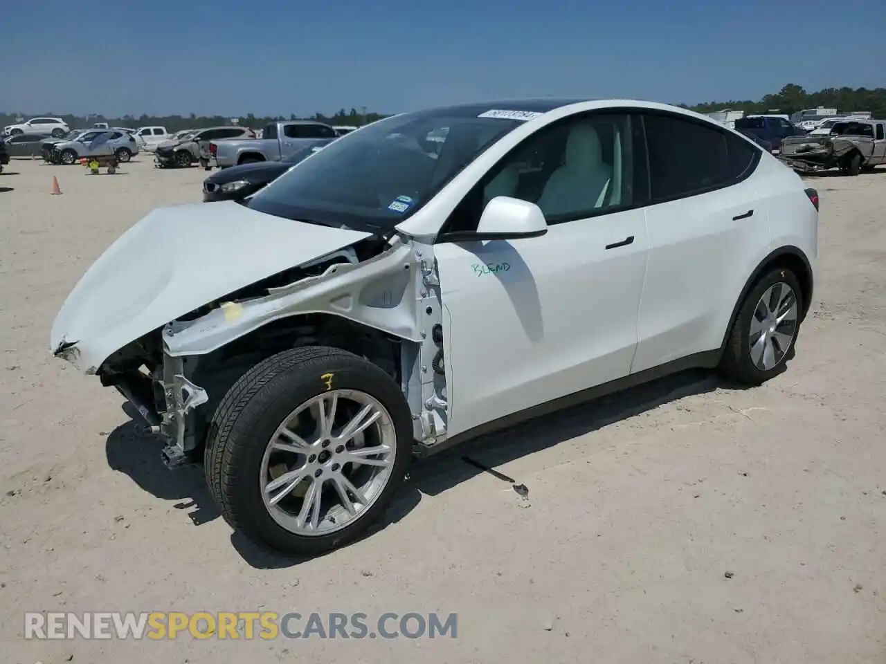 1 Фотография поврежденного автомобиля 7SAYGDEE3NF430563 TESLA MODEL Y 2022