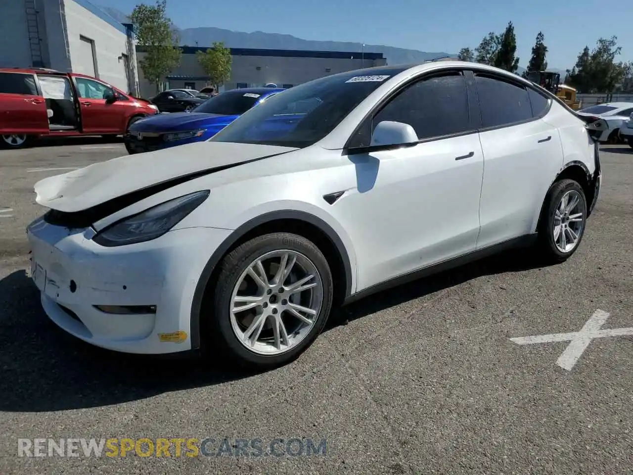 1 Photograph of a damaged car 7SAYGDEE3NF435410 TESLA MODEL Y 2022